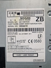 фото thumb №4, Nissan leaf 1 i ze0 zeo радио навигация gps запчасти панель рамка переключатель