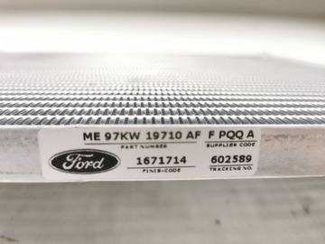 фото thumb №9, Радіаторів кондиціонера ford ka mk1 оригінальний номер 1671714