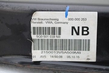 фото thumb №9, Vw golf vii 7 балка подвешивание задняя 5q0501049ba зад подрамник траверса 5q0501