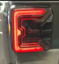 фото thumb №7, Лампи led зад задні jeep wrangler rubicon jl jlu тип c тоноване європа