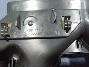 фото thumb №6, Mercedes s клас w222 решітка повітропровід консолі середня a2228310245