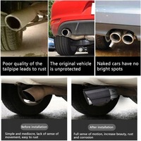 фото thumb №7, Труба выхлопная гаситель задний, наконечник led