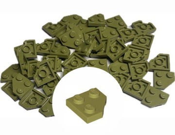 LEGO Brick 25шт Угловая пластина 2x2 Оливково-зеленый 26601