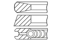 фото thumb №2, 73.7 std 2.5-2-2.5 набор кольца поршень citroen c1 c2 c2