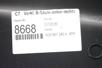 фото thumb №5, Audi a6 allroad c7 2014 правая сторона защита верхний стойка / b