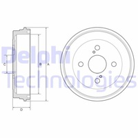 фото thumb №7, Delphi bf605 барабан тормозной