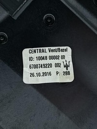 фото thumb №9, Впуск повітря консолі maserati levante suv m161 6700749220 3.0l дизель