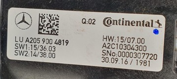 фото thumb №8, Панель контролер команда mercedes glc w253