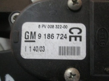 фото thumb №4, Потенциометр педаль газа opel vectra c 1.8 9186724 ce