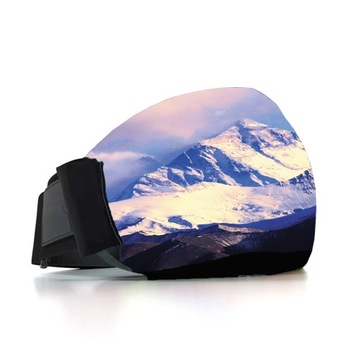 Gogle Narciarskie Okulary Na Narty Snowboard + Etui Pokrowiec ZESTAW