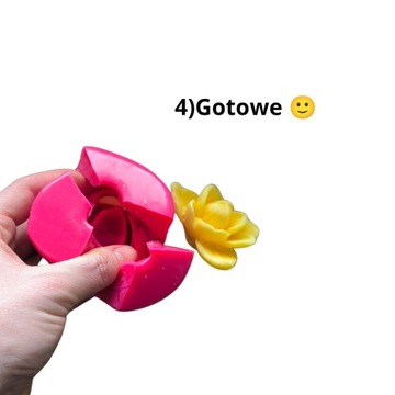 FORMA SILIKONOWA KROKUS FREZJA DO ŚWIEC MYDŁA WOSKU KWIAT DO BUKIETÓW