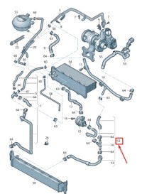 фото thumb №3, Skoda rapid nh двигун охолоджуюча рідина шланг 6c0122051ae