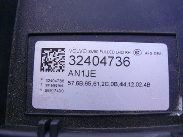 фото thumb №15, Volvo s90 v90 ii рестайлинг 20+ лампа передняя правая полный led