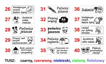 Штамп для УЧИТЕЛЕЙ Wagraf КАРТИНКА ОЦЕНКА ДЛЯ ДЕТЕЙ ШКОЛЬНЫЕ ВЫКРОЙКИ