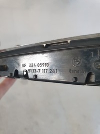 фото thumb №6, Молдинг накладка ліва капот 7117241 bmw e90 e91