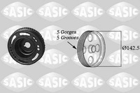 фото thumb №2, Sasic 2156013 шкив, wał коленчатый