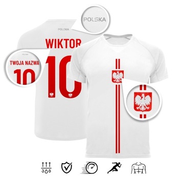 Koszulka Reprezentacji Polski z Własnym Imieniem