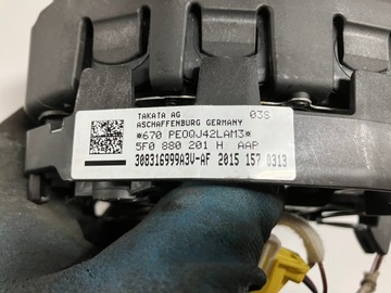 фото thumb №15, Кермо подушка подушка безпеки шкіра fr seat leon 3 iii 5f 5f0419091r