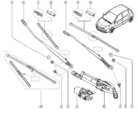 фото thumb №2, Механізм двірник передніх renault clio iii 8200268931