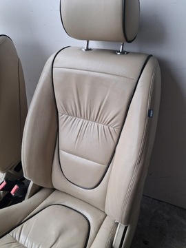 фото thumb №6, Сидіння перед диван зад комплект jagóra xj x350 європа світла шкіра 2006 рік