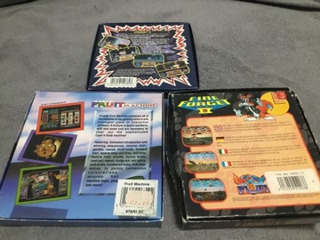 ATARI ST — 3 игры — Strider II-Fire Forgget II+ Fruit Machine — 1990 г.