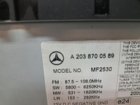 фото thumb №10, Mercedes w203 a2038700589 радіо програвач cd