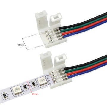 РАЗЪЕМ RGB СВЕТОДИОДНАЯ ЛЕНТА 4PIN 10мм