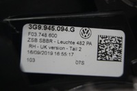фото thumb №13, Vw passat b8 рестайлинг лампа правая зад универсал 3g9945094g