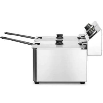 Frytownica dwukomorowa Hendi 205846 8 l 6000 W