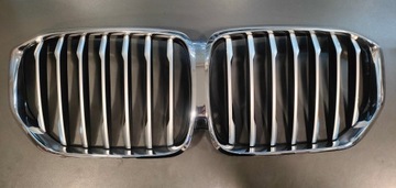 фото thumb №1, Решётка радиатора решётка bmw x5 g05 7454887 оригинал - новое - без гидроусилителя повреждений