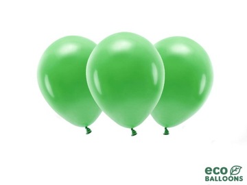 Balony Eco pastelowe zielona trawa zielony 10szt
