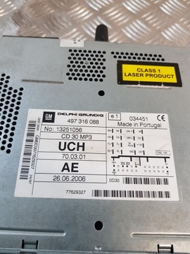 фото thumb №10, Радио cd 30 13251056 + дисплей 13265116 opel zafira b