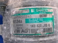 фото thumb №6, Skoda octavia ii 1.9tdi компресор кондиціонера 1k0820803q sanden 9676f