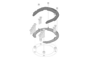 Sw-Motech Tankring Pro для Kawasaki с 5 болтами