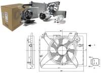 Купить Вентилятор радиатора с корпус hyundai accent 3 1.5d 11.05-11.10, фото thumb