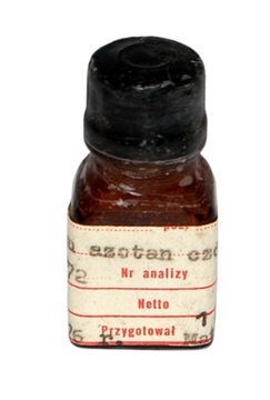 СТАРАЯ БОЛЬНИЧНАЯ АПТЕЧНАЯ БУТЫЛКА, нитрат калия, чистая, 1972 г., УНИКАЛЬНАЯ