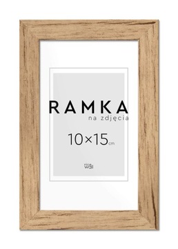 Фоторамка 10х15 см с подставкой Береза ​​15х10 см