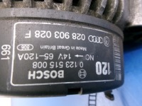 Audi a4 passat b5 1.9tdi генератор 120a 028903028f 0123515008 проверенный в Украине, фото thumb