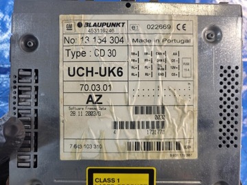 фото thumb №10, Запчасти astra h zafira b радио cd30 mp3 дисплей 13111165 13154304