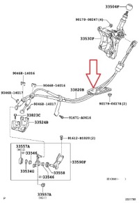фото thumb №1, Трос тросы переключения передач toyota auris 2.0