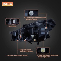 фото thumb №12, Фари лампи kpl vland ful led тюнінг чорний toyota gr86 gr gt 86 brz ii