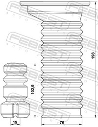 фото thumb №2, Защита передний амортизатора с отбойник