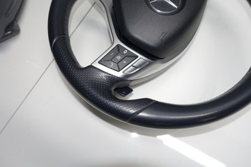 фото thumb №9, Mercedes w204 кермо c-klasa рестайлінг amg w176 подушка пелюстки w207