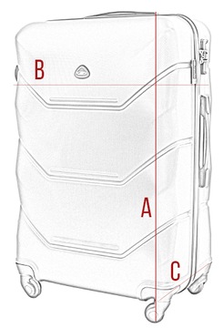 КОМПЛЕКТ ЧЕМОДАН СРЕДНЕГО XL + БАГАЖНЫЙ ЯЩИК МОДЕЛЬ 950