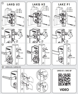 Промышленный замок Locinox LAKQ4040 U2L