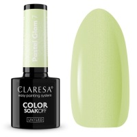 CLARESA HYBRID POLISH PASTEL GLAM зеленый БЛЕСК ДЛЯ ГУБ С ЭФФЕКТОМ 7