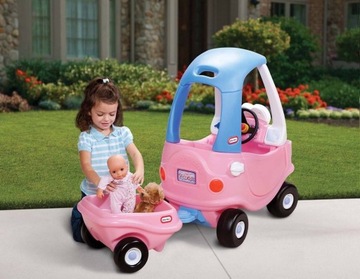 Прицеп Little Tikes Cosy Coupe CAR Розовый 621451 ЕСТЬ СЦЕПКА