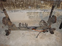 фото thumb №1, Eu балка zawieszemia задняя renault twingo ii kpl тормозные барабаны amorki пружины