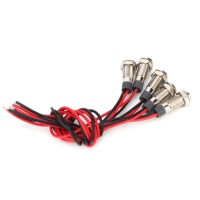 фото thumb №10, 5 sztuk лампа led ip66 6mm водонепроникний металева лампа попереджувальна led з