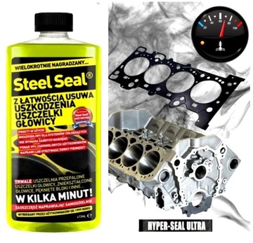 ПРОКЛАДКИ ГОЛОВКИ ГОЛОВКИ HYPER-SEAL ULTRA STEEL REPAIR ЖИДКОСТЬ ДЛЯ ГОЛОВКИ БЛОКА ДВИГАТЕЛЯ